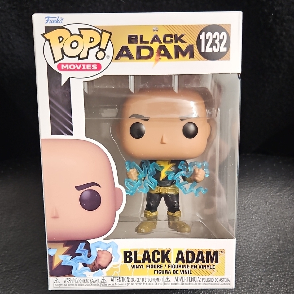 Funko Pop! Black Adam with Blue Lightning